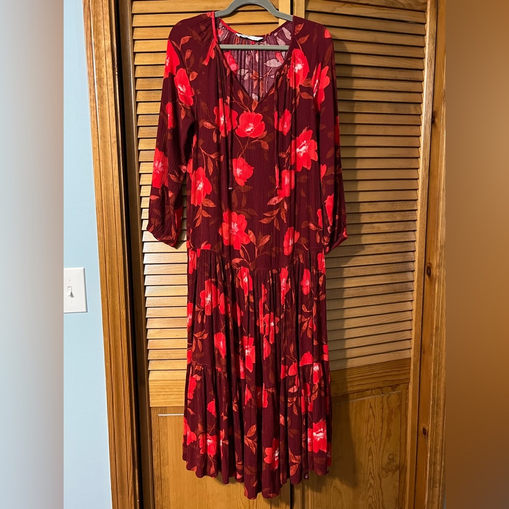 Sonoma Rayon Floral Tiered Maxi Dress - Picture 2 of 5